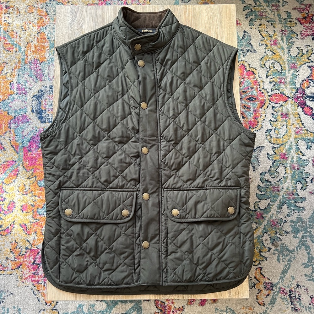 Barbour Mens Green Vest